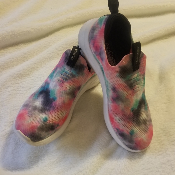 Skechers girls ultra flex 2.0 cloudy cool shoes - Picture 2 of 9